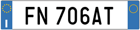 Truck License Plate